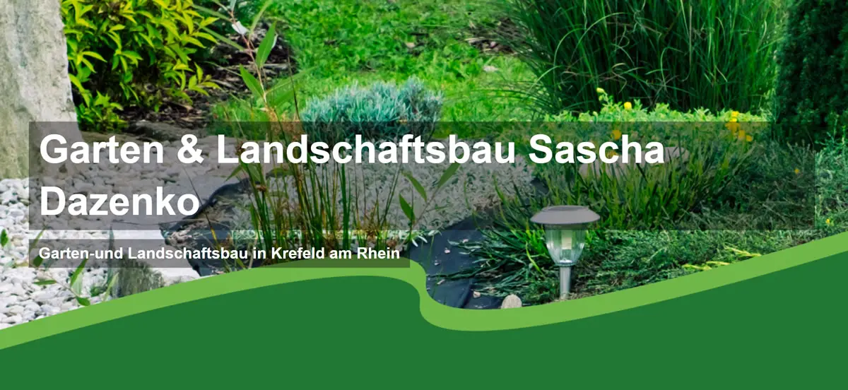 Gartenbau Ratingen - Galabau Dazenko: Landschaftsbau, Teichbau, Terrassenbau, Baumpflege