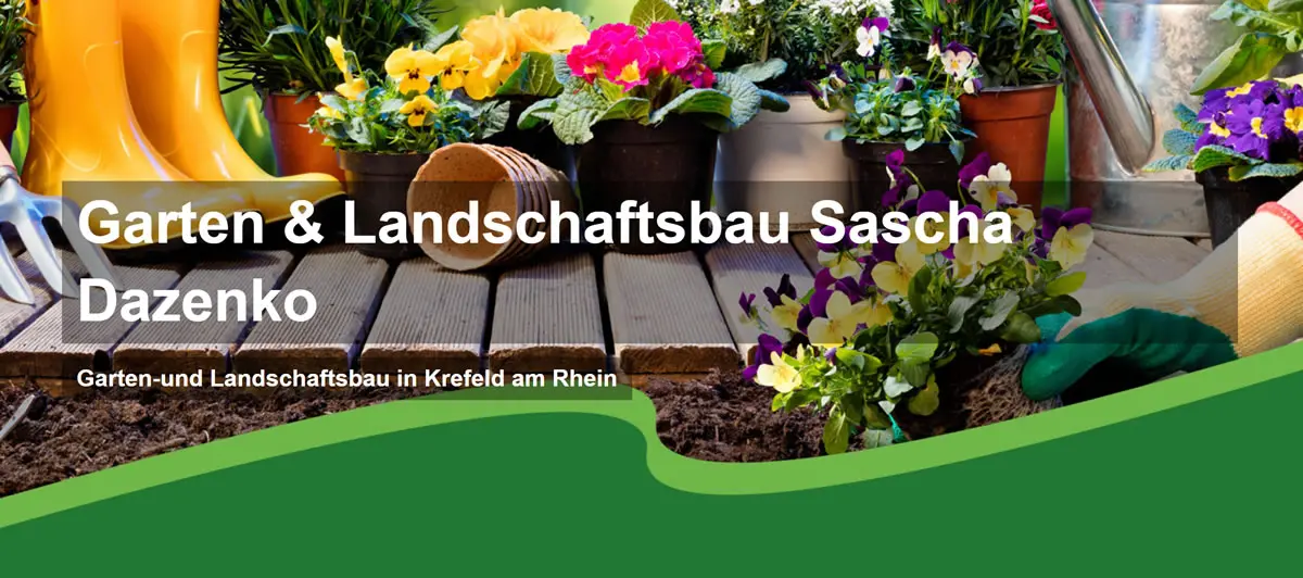 Gartenbau Meerbusch - Galabau Dazenko: Terrassenbau, Landschaftsbau, Teichbau, Baumpflege